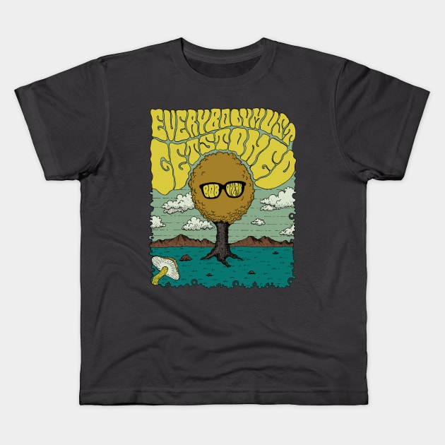 Everybody Must Get Stoned Kids T-Shirt by ogeraldinez
